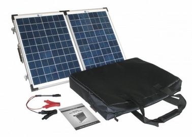 Blue Folding Solar Panels , 120 Watt Portable Solar Panel Efficient Sunlight Absorber