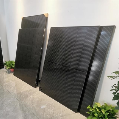 ALL Black Mono Solar Panel 550w 555w,560w Solar Panels Fully Black With Black Frame, back sheet