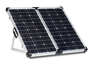 White Sheet 80 Watt Solar Panel Lock And Handle Anodized Aluminum Alloy Frame