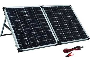Monocrystalline Folding Solar Panel For Camping , 90 Watt Solar Panel