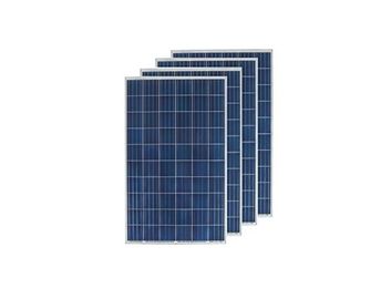 Dark Blue Color Solar Panel Module / Tempered Glass Solar Panel System