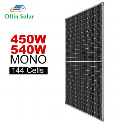 Buy 550W Half Cell Mono Solar Panel Anodized Aluminium Alloy Frame Solar Energy Panel online manufacture