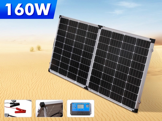 Buy 160W 200W 400w Foldable Glass Solar Panels Camping Kits online manufacture