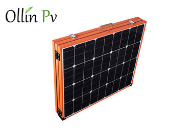 Buy Orange Color Folding Portable Solar Panels For Camping Easy Installation online manufacture