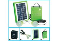 Normal Portable Solar Panel Charger With 5w Solar PV Modules And One Battery 2 Bulbs