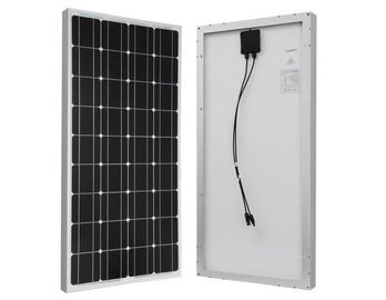 Buy Roof / Ground Grade A Mono Solar Panels , High Conversion Rate Black Solar Panels online manufacture