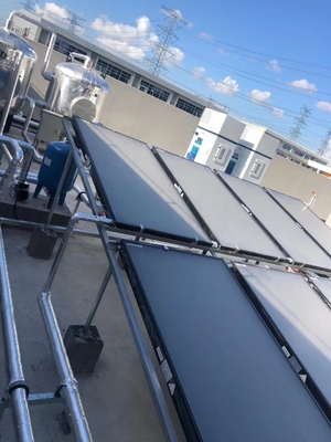 Buy Commercial 5000l Solar Panel Water Heating System Combined With Heat Pump Hybrid online manufacture