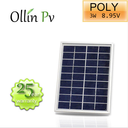 Crystalline PV Modules Polycrystalline Solar Panel Anodized Aluminium Alloy Frame