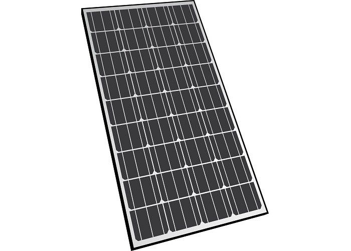 Black Color Monocrystalline Solar Module Anodized Aluninium Alloy Frame