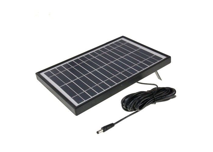 5 Watt Solar Panel Solar Cell Black Metal Frame High Module Conversion Efficiency