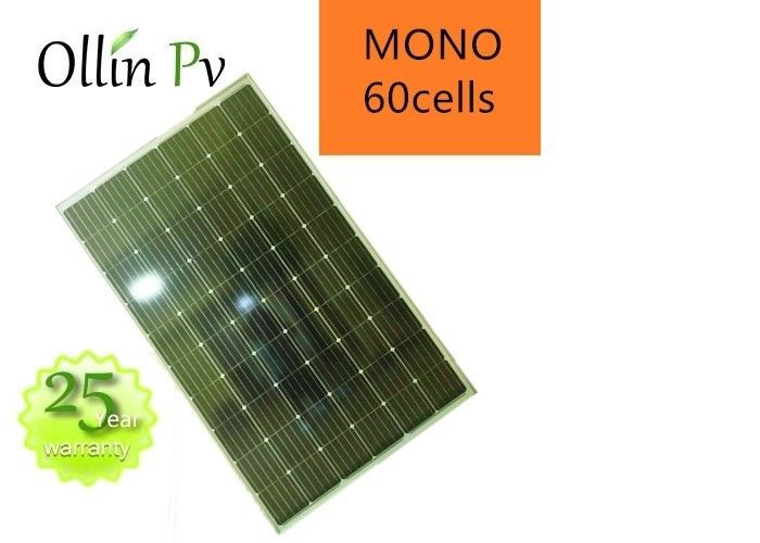 Low - Light Performance Monocrystalline Silicon Cells / 280 Watt Solar Panel