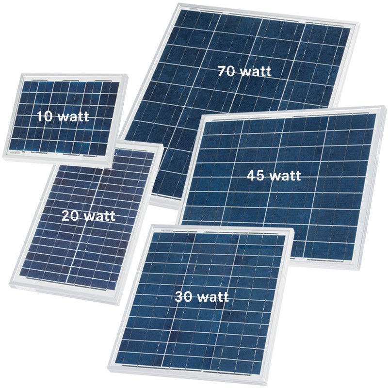 30 Watt Silicon Solar Panels High Efficiency For Solar Street Light Motion Sensor