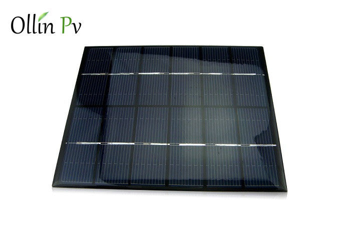 Mono / Poly Mini Silicon Solar Panels 2w 6v Battery Easy Carry For Yard Lighting