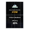 Full Black Mono Perc 9bb PV Photovoltaic Solar Panel For Home Solar System