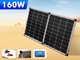 160W 200W 400w Foldable Glass Solar Panels Camping Kits