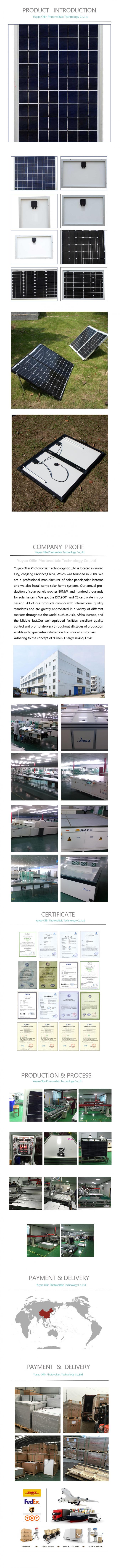 Polycrystalline Silicon Flexible Folding Solar Panel Kit 100W 200W 300W 0