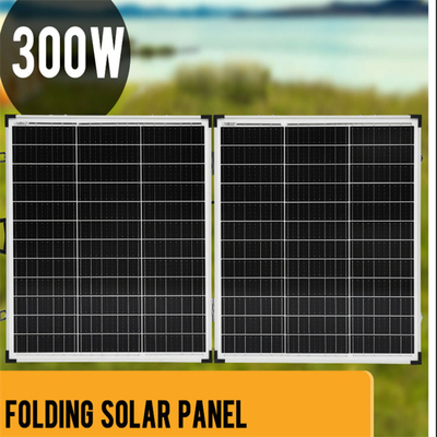 250W 300W 400w Foldable Glass Solar Panels Camping Kits