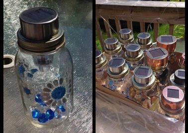 Mini Epoxy Resin Round Solar Panel Charging For Plastic Solar Light Lids