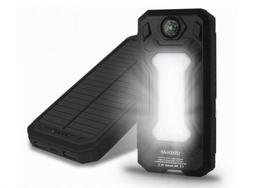 30000mAh Solar Powered USB Charger / Waterproof Power Bank Safe And Reliable