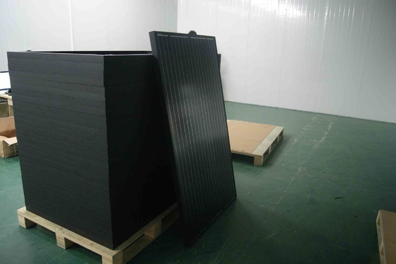300w 330w Solar Mono Panels Fully Black With Black Frame Black backsheet All Black