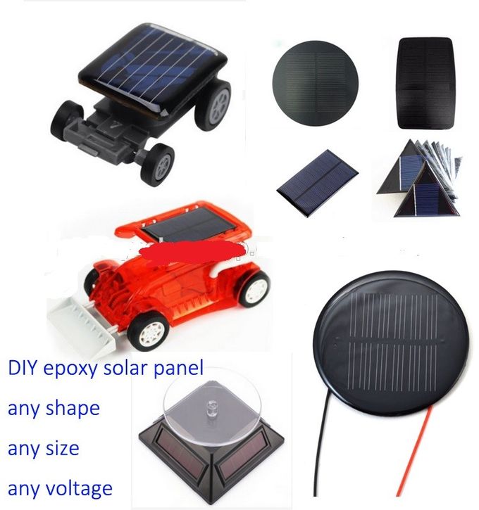Triangle Hexagon Square Shape 5v Epoxy Resin Solar Panel 1w 3w 5w 1